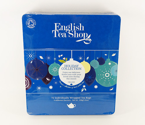 Organic Christmas Teas Blue Bubbles Tin 72bags Organic Christmas Teas Blue Bubbles Tin 72bags