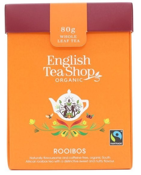 Organic Fairtrade Rooibos leaf 80g eco packaging