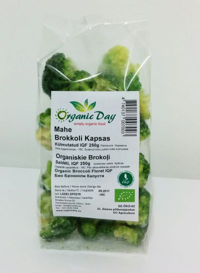 UUS Mahe Brokkoli kapsas (Broccoli) 250g külmutatud