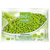 Organic Edamame (young green soy beans) without pod 300g frozen