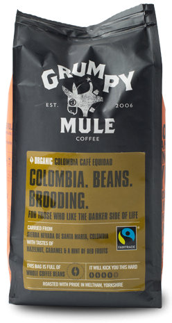 Mahe Kohvioad ORGANIC COLOMBIA EQUIDAD 227g Grumpy Mule