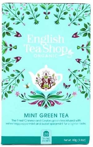 ETS Organic Mint Green Tea 20pk Roheline Piparmundi tee