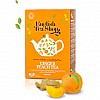 Organic Ginger Peach Tea Sachets 20 sachets x6