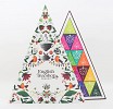 64176 Advent Calendar Advendikalender WHITE Trangular 25 Pyramid Tea Bags