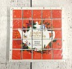 Red Ornaments Organic tea Advent Calendar Puzzle 25