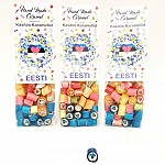 Handmade caramel   rock candy Assorti Eesti  90g x3pc