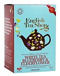 Organic Super Teas White Tea Blueberry and Elderflower 20 sachets x6