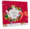 Book Style Christmas Red Advent Calendar 25ct