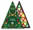 64176 Advent Calendar GREEN Advendikalender Trangular 25 Pyramid Tea Bags