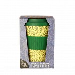 Ecoffee Cup reisikruus 400ml William Morris Willow rohelised oksad
