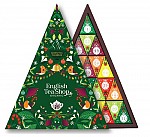 64176 Advent Calendar GREEN Advendikalender Trangular 25 Pyramid Tea Bags