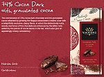 Vanini Tume šokolaad kakao 74% kakao ubadega 100g